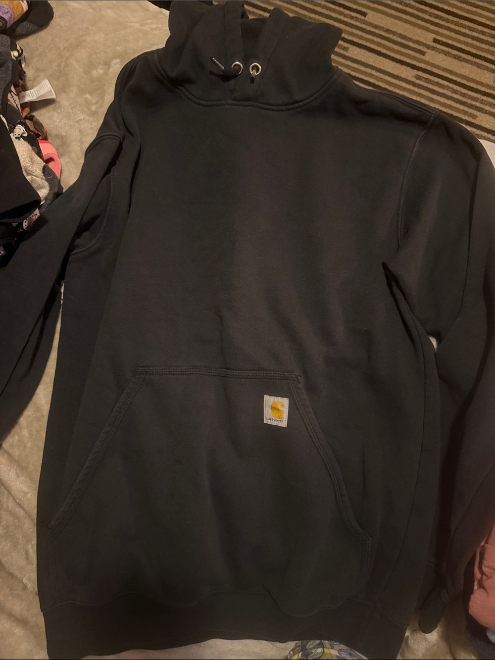 Carhartt Men’s Black Midweight Hoodie